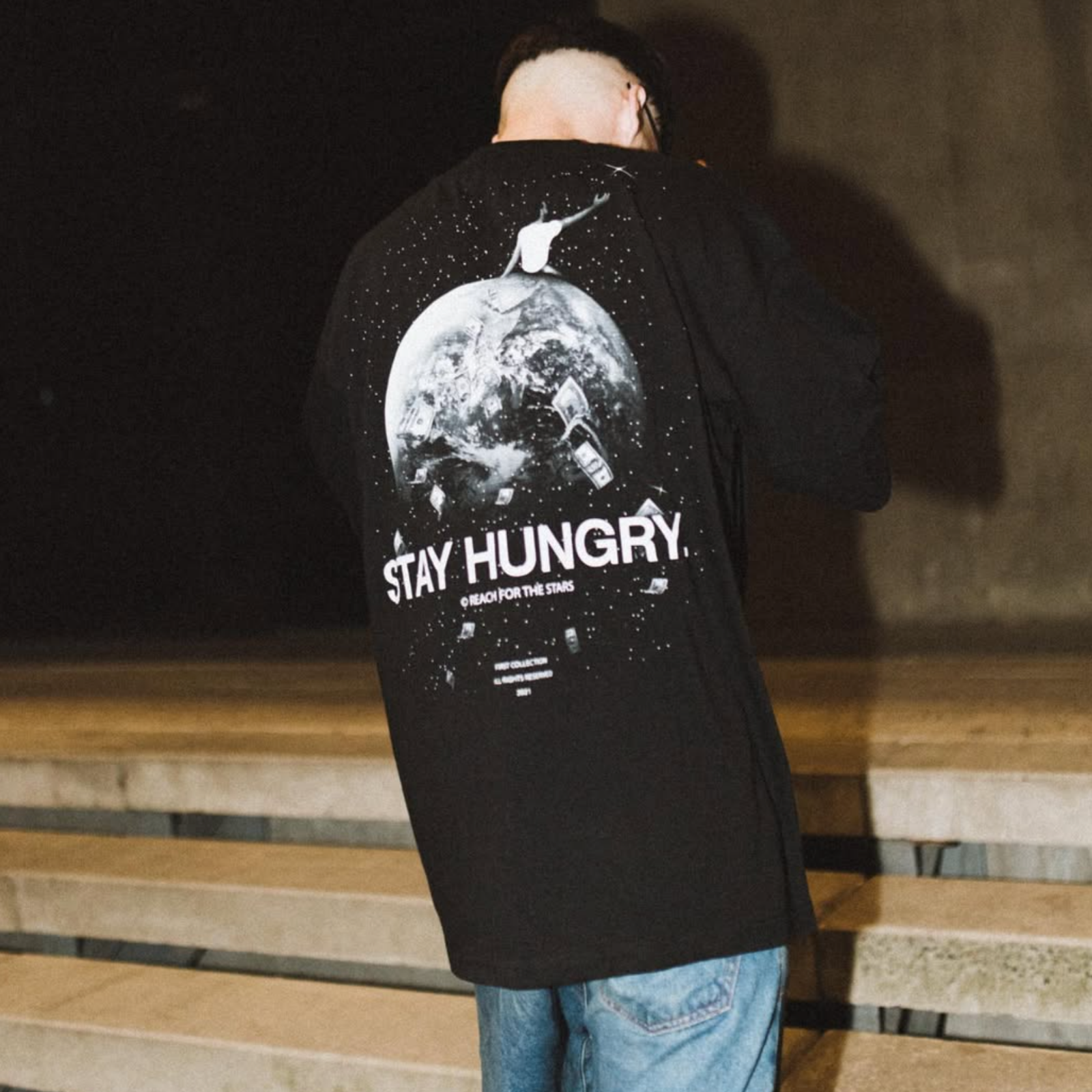 Oversize T-Shirt 100% Baumwolle 260 gsm