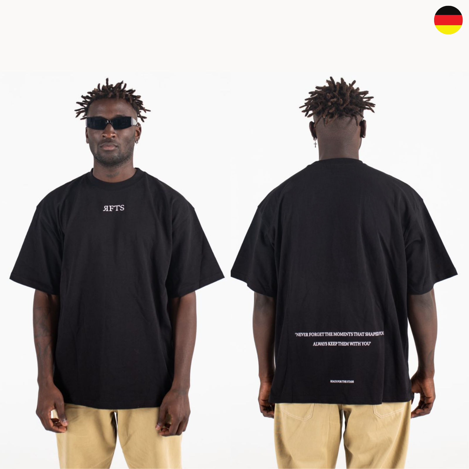 Oversize T-Shirt 100% Baumwolle 260 gsm