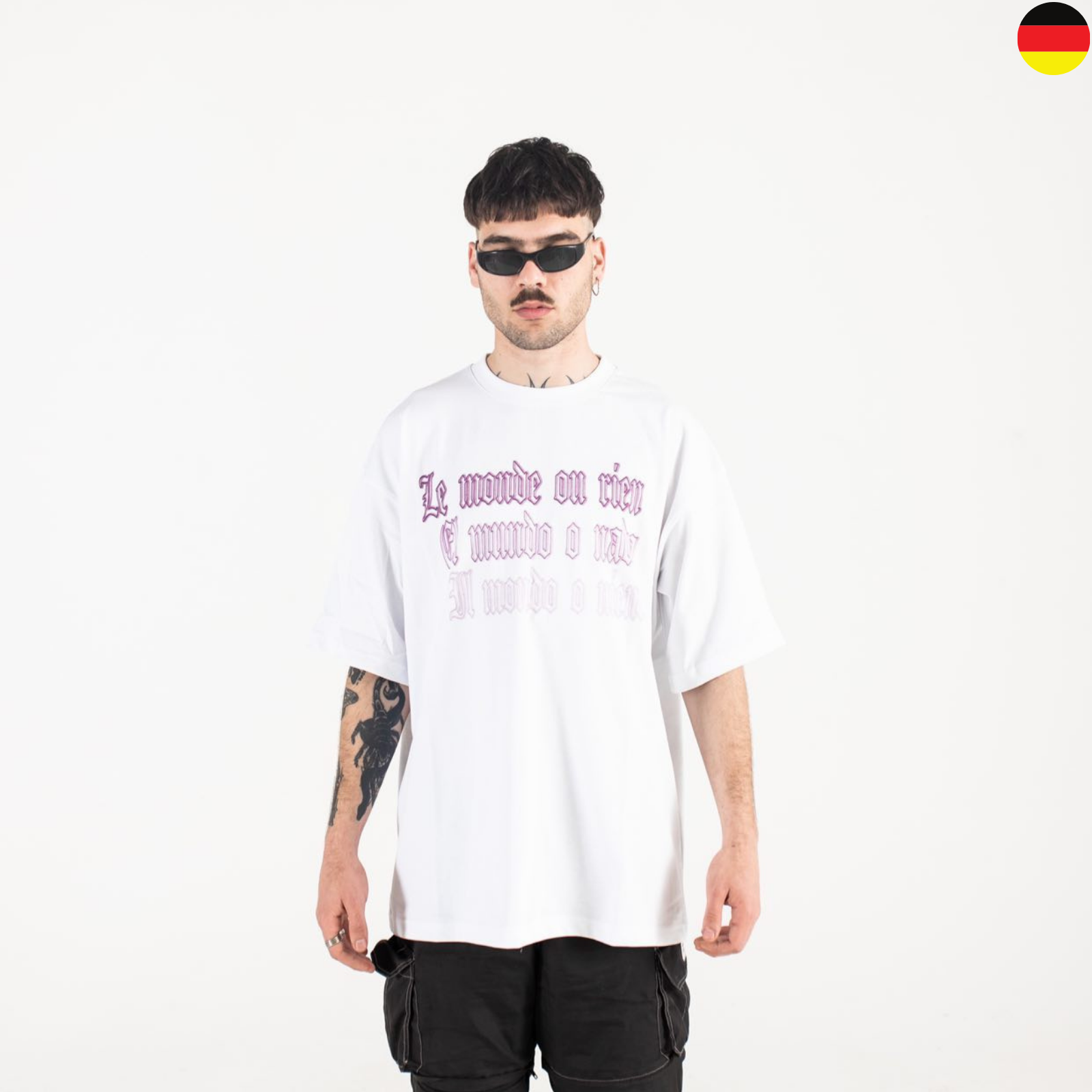 Oversize T-Shirt 100% Baumwolle 260 gsm