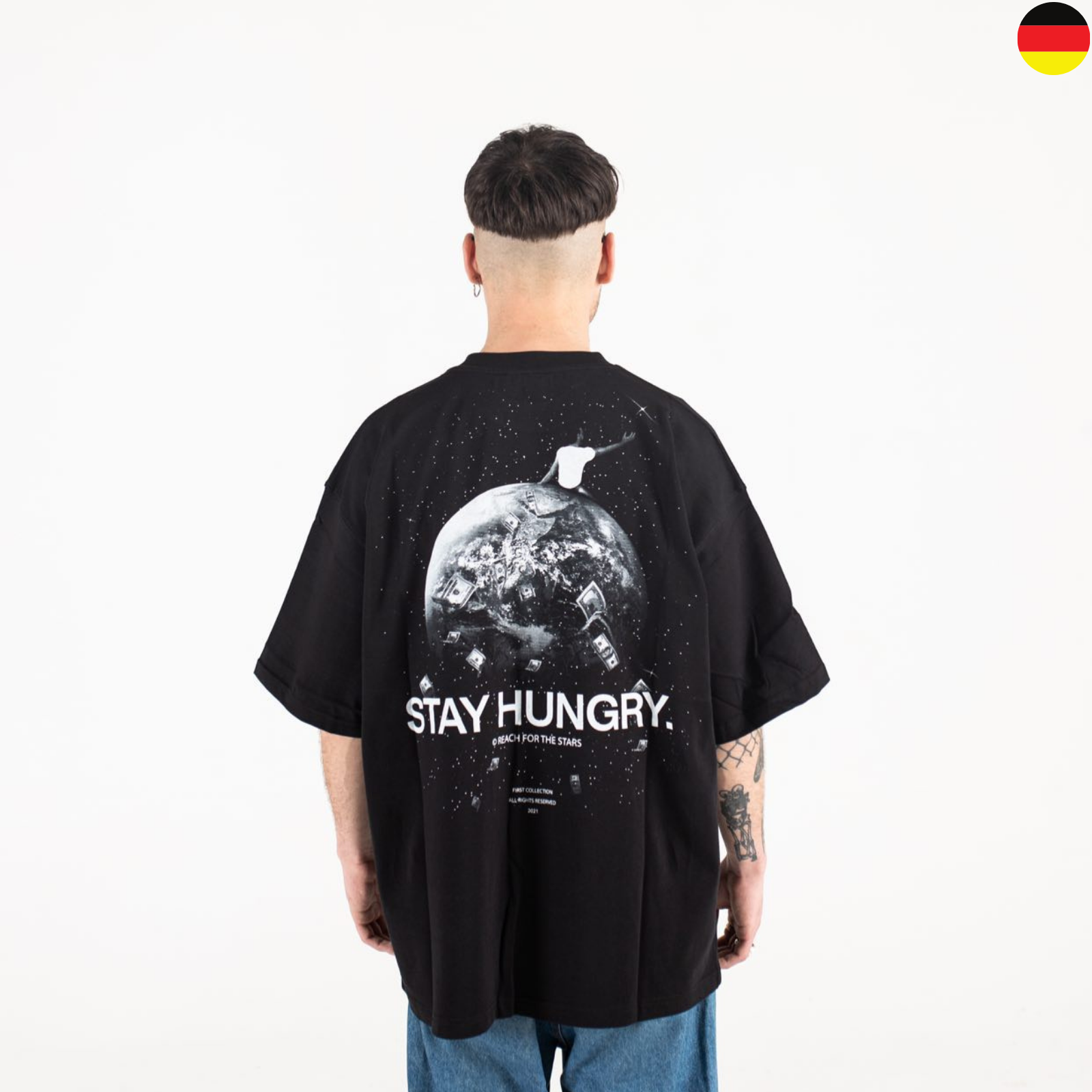 Oversize T-Shirt 100% Baumwolle 260 gsm