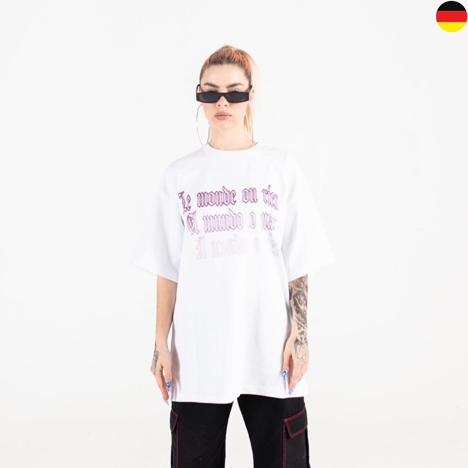 Oversize T-Shirt 100% Baumwolle 260 gsm