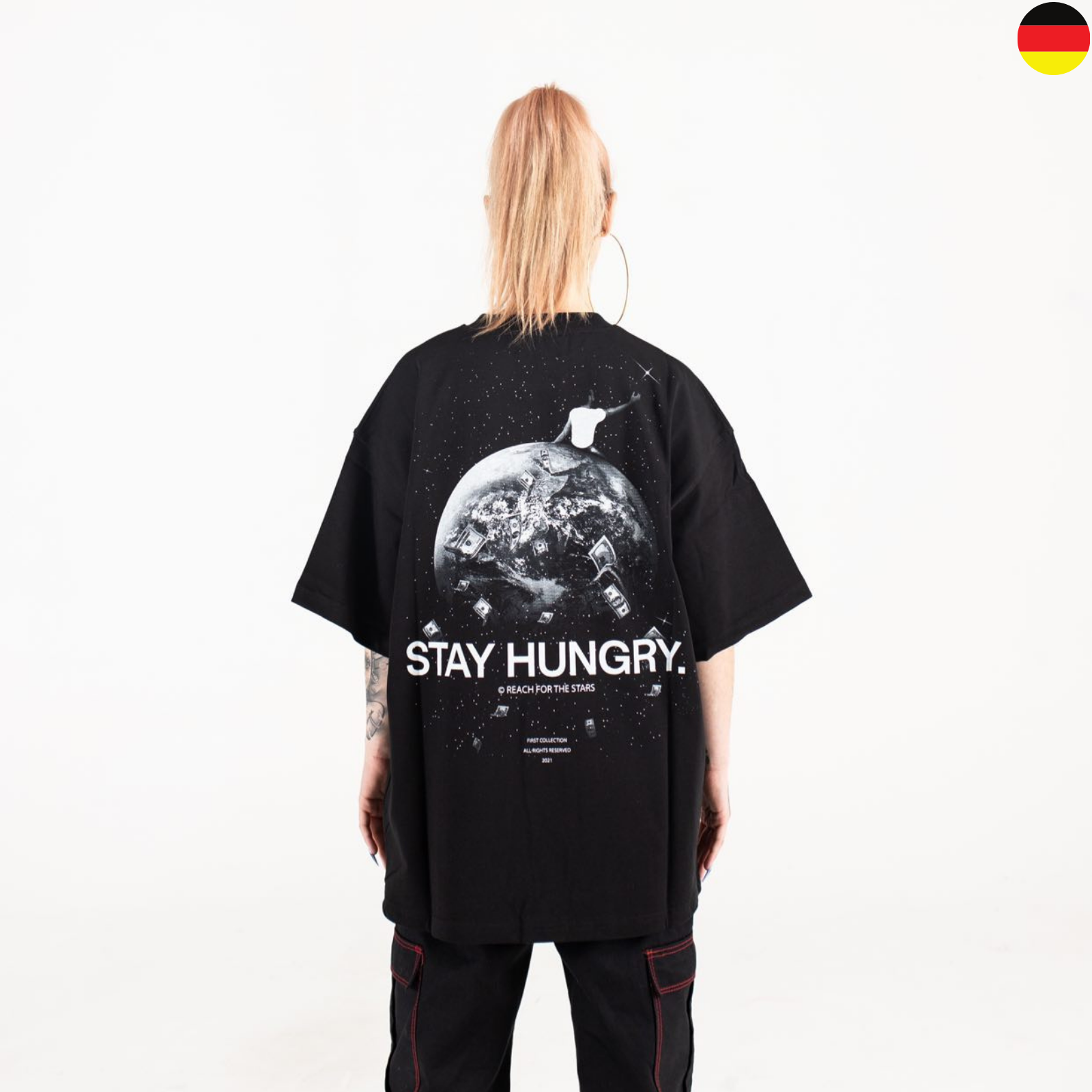 Oversize T-Shirt 100% Baumwolle 260 gsm